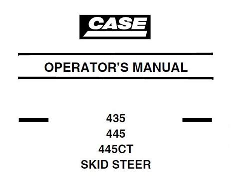 case 435 manual